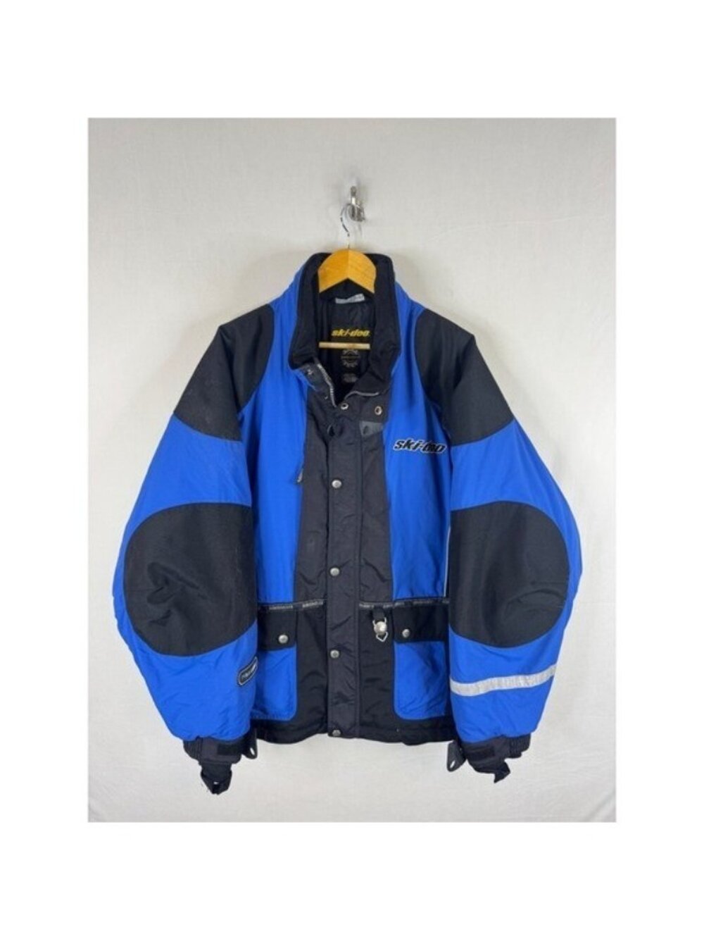 Ski-Doo Bombardier Adventure Snowmobile Jacket Blue Black Primaloft Mens XXXL